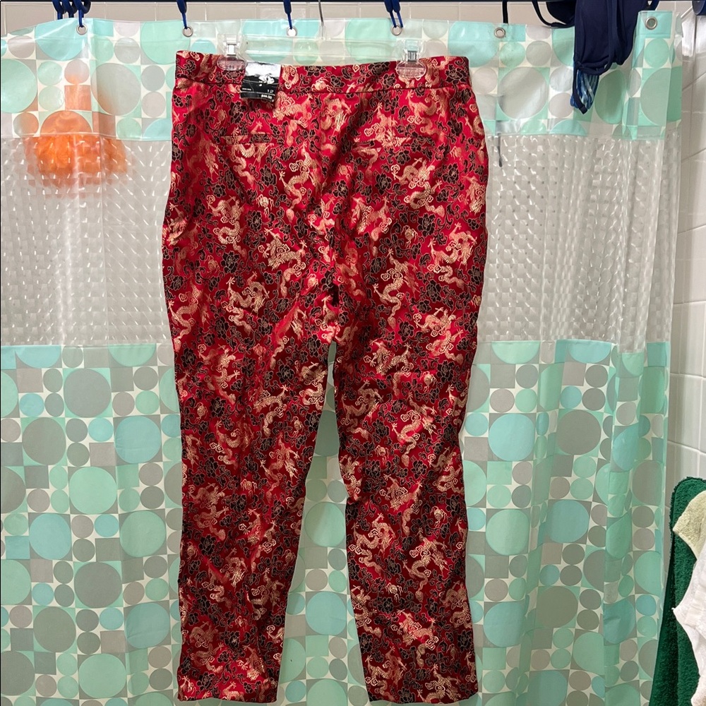NWT INC Lunar New year pants - Picture 2 of 4
